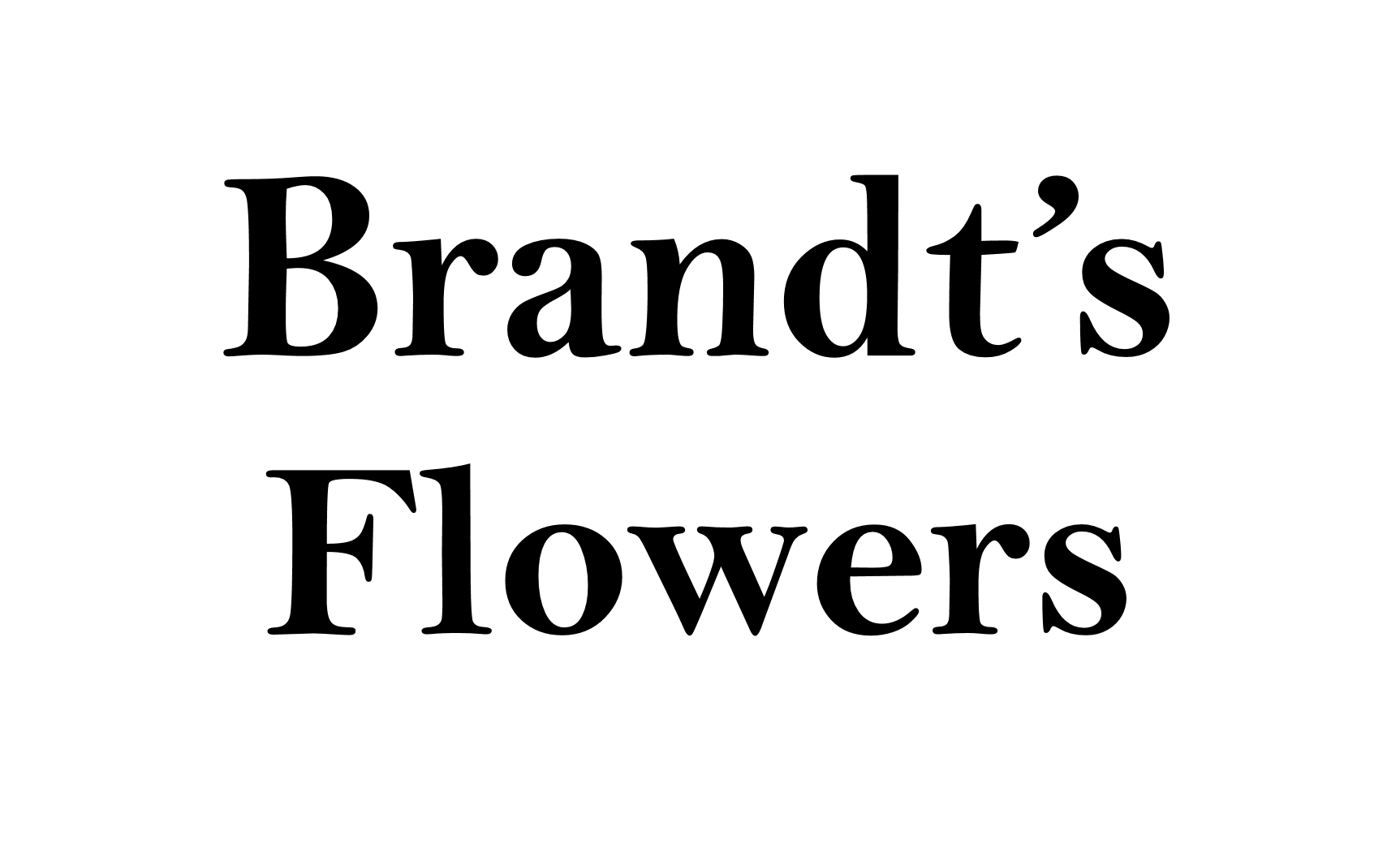 Brandt's Flowers - Logo